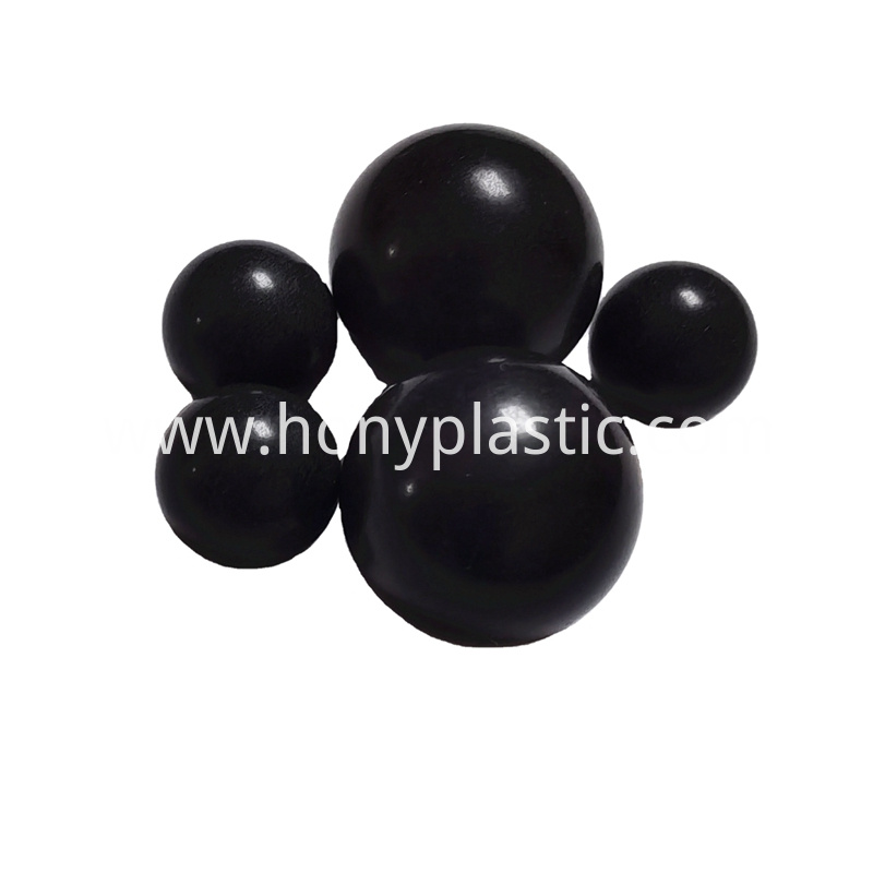Hollow teflon outlet balls